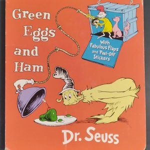 2001 Vintage Dr. Seuss Green Eggs and Ham Pop-up Book